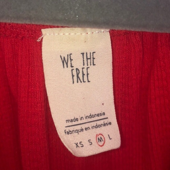 Red Free People Blouse - Picture 4 of 4